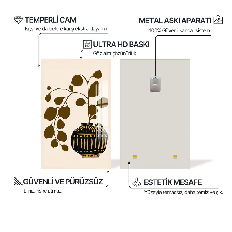 Badem Dalları Cam Tablo – Cam Tablo