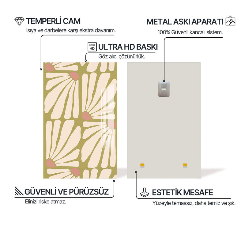 Lavanta Tarlası Cam Tablo – Cam Tablo