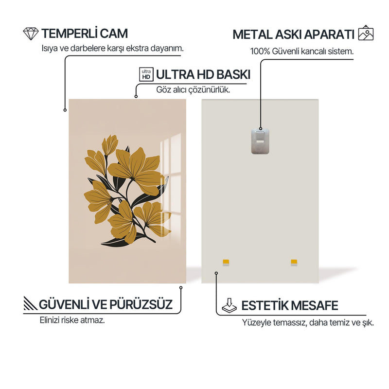 Narin Başaklar Cam Tablo – Cam Tablo