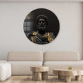 Marcus Aurelius Yuvarlak Cam Tablo
