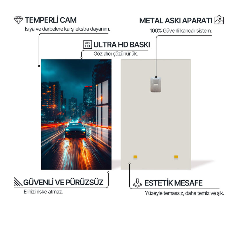 Beige Apex Cam Tablo – Cam Tablo