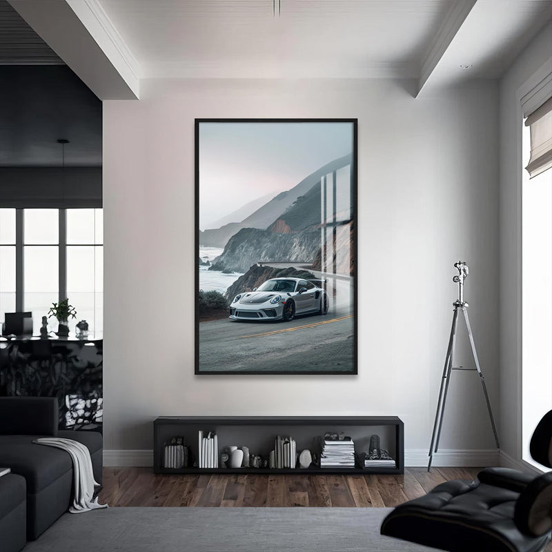 Sakura Speed Cam Tablo – Siyah Çerçeveli Cam Tablo