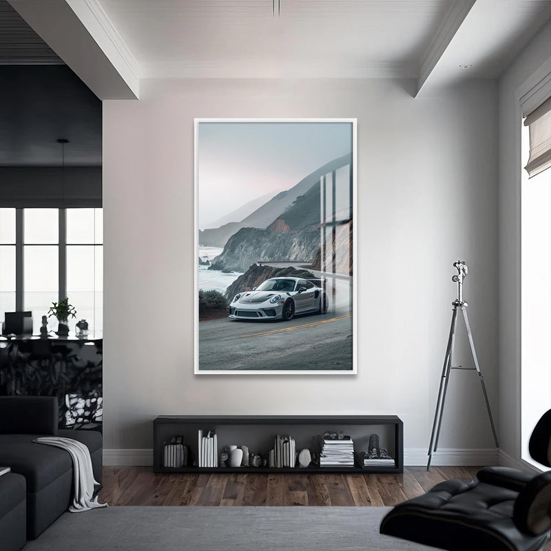Sakura Speed Cam Tablo – Beyaz Çerçeveli Cam Tablo