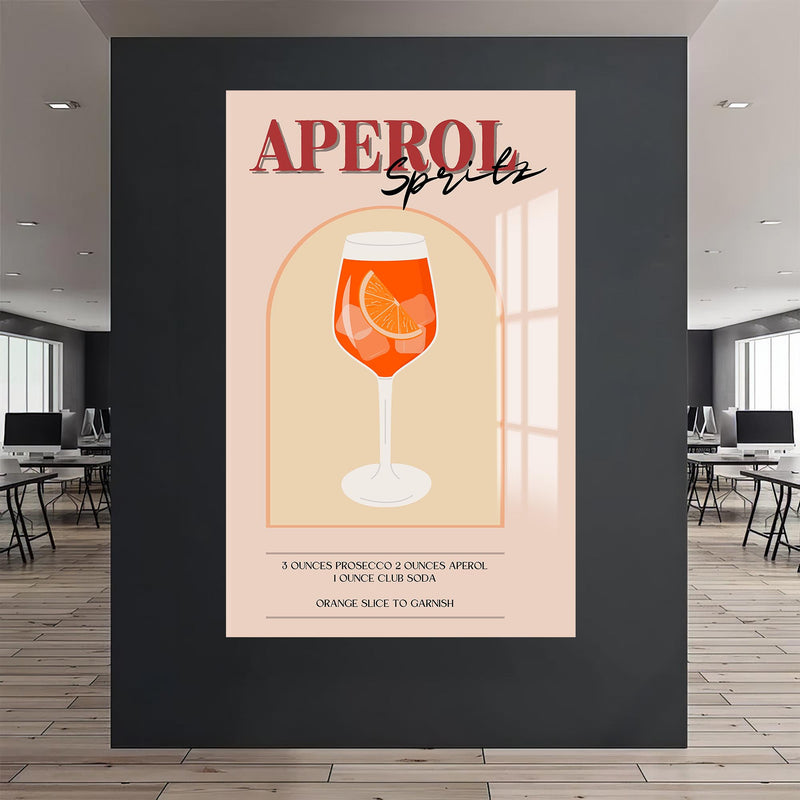 Aperol Spritz Cam Tablo – Cam Tablo