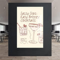 Easy Cocktails Cam Tablo – Cam Tablo