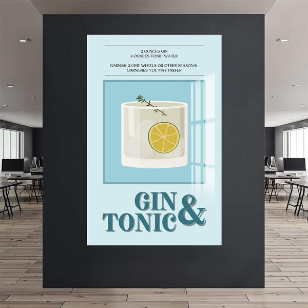 Gin & Tonic Cam Tablo