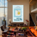 Gin & Tonic Cam Tablo – Cam Tablo