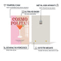 Cosmopolitan Cam Tablo – Cam Tablo