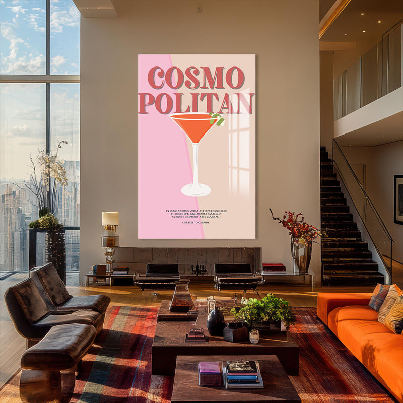 Cosmopolitan Cam Tablo – Cam Tablo