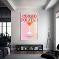 Cosmopolitan Cam Tablo – Beyaz Çerçeveli Cam Tablo