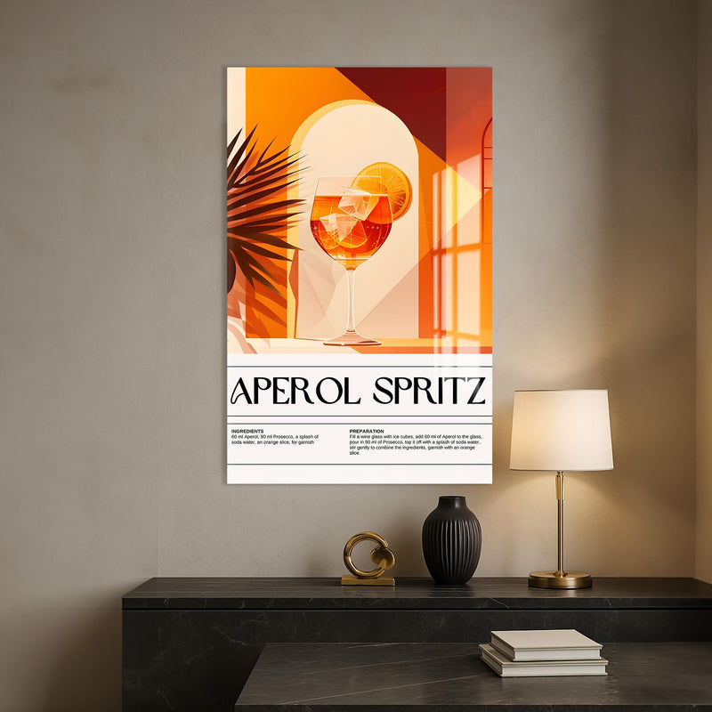 Aperol Spritz Cam Tablo – Cam Tablo