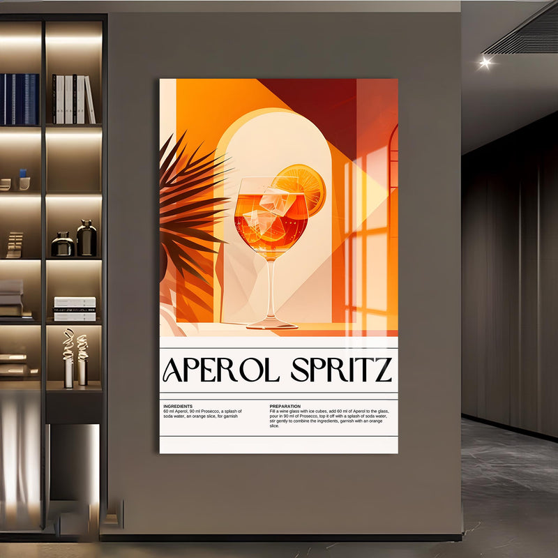 Aperol Spritz Cam Tablo – Cam Tablo
