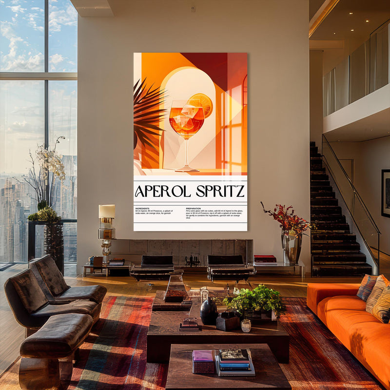 Aperol Spritz Cam Tablo – Cam Tablo