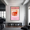 Negroni Cam Tablo – Siyah Çerçeveli Cam Tablo