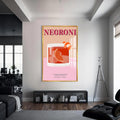 Negroni Cam Tablo – Altın Çerçeveli Cam Tablo