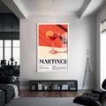 Martinez Cam Tablo – Beyaz Çerçeveli Cam Tablo