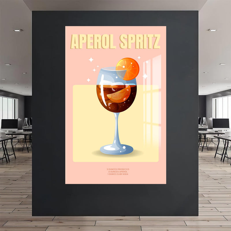 Aperol Spritz Cam Tablo – Cam Tablo