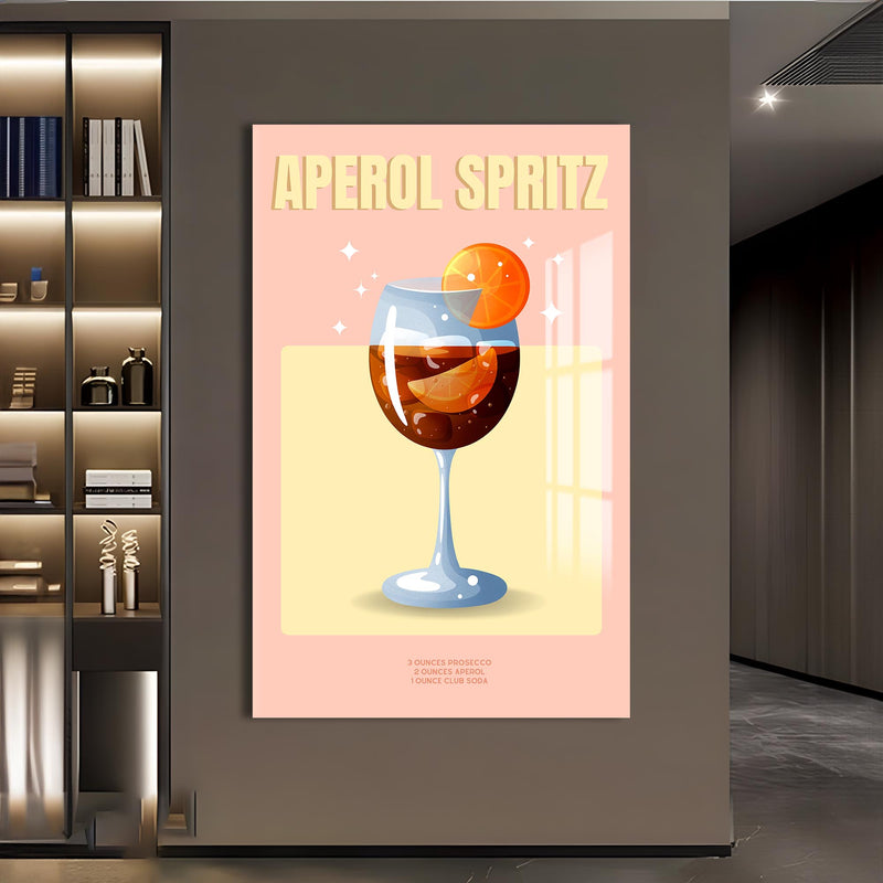 Aperol Spritz Cam Tablo – Cam Tablo