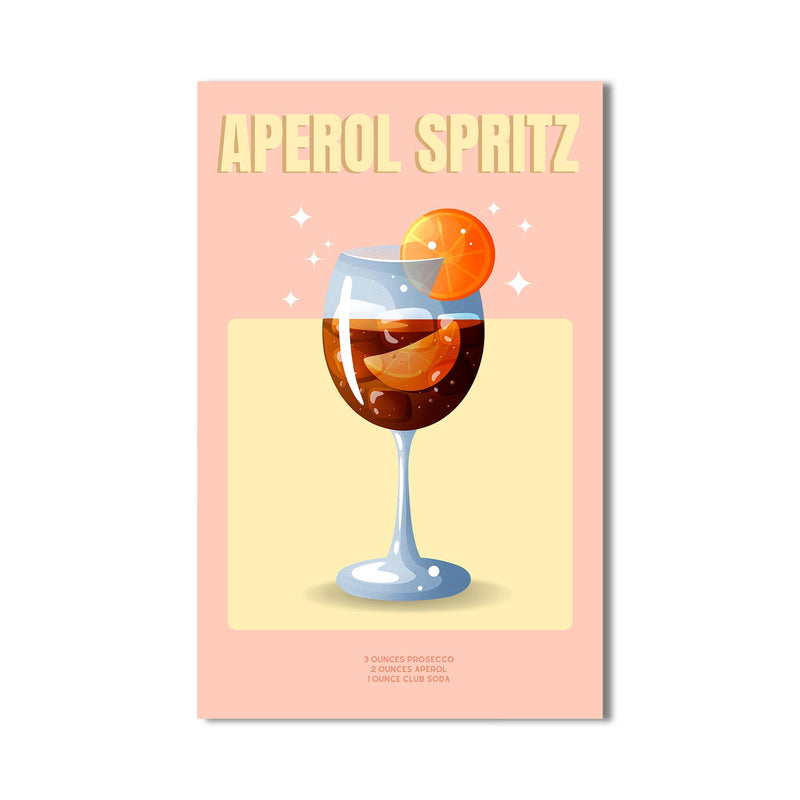 Aperol Spritz Cam Tablo – Cam Tablo