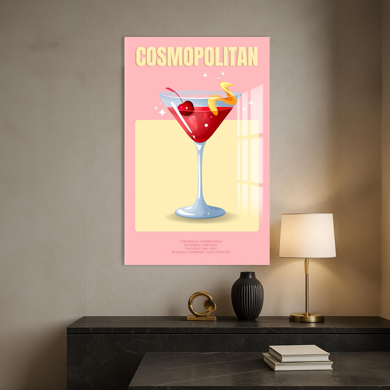 Cosmopolitan Cam Tablo – Cam Tablo
