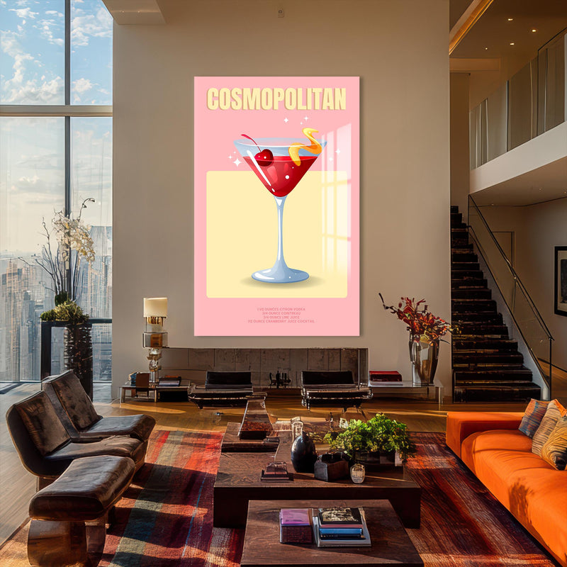 Cosmopolitan Cam Tablo – Cam Tablo