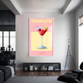 Cosmopolitan Cam Tablo – Beyaz Çerçeveli Cam Tablo