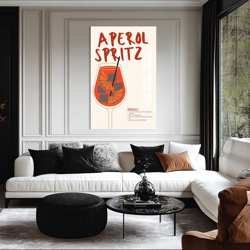 Aperol Spritz Cam Tablo – Cam Tablo