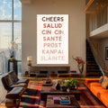 Cheers Dilleriyle Cam Tablo – Cam Tablo