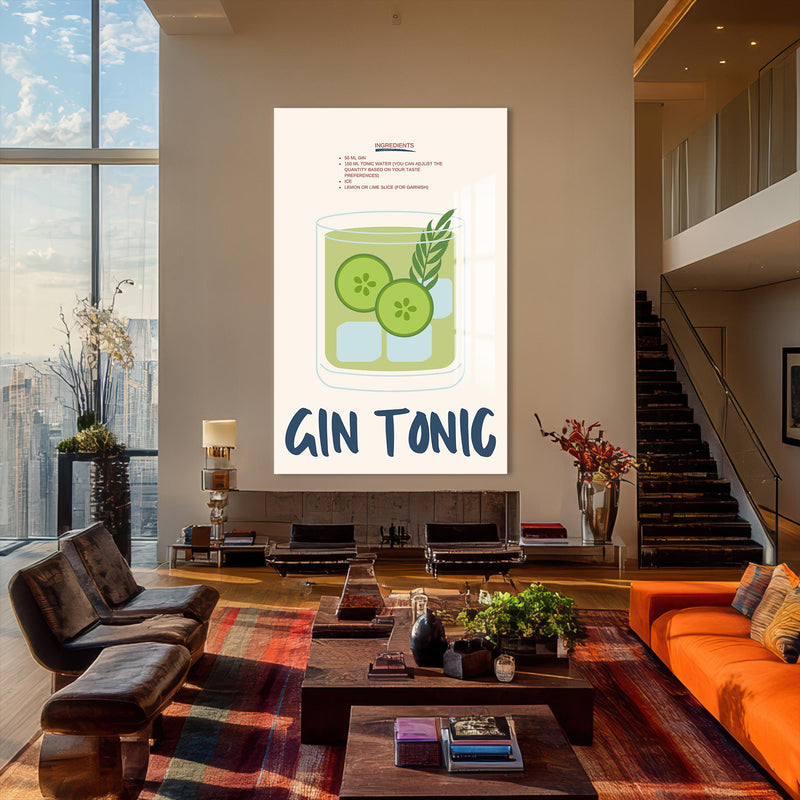 Gin Tonic Cam Tablo – Cam Tablo