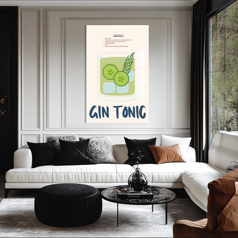 Gin Tonic Cam Tablo – Cam Tablo