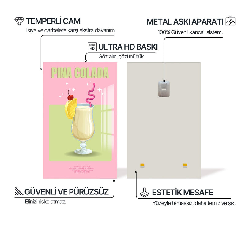 Pina Colada Cam Tablo – Cam Tablo