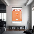 Spritz Cam Tablo – Siyah Çerçeveli Cam Tablo