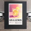 Gin & Lemon Cam Tablo – Cam Tablo