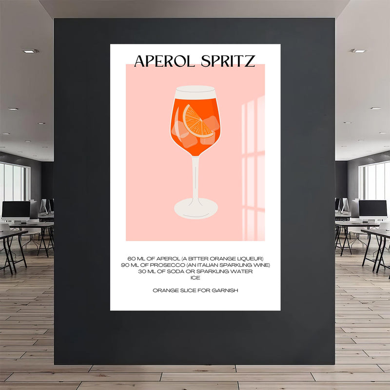 Aperol Spritz Cam Tablo – Cam Tablo