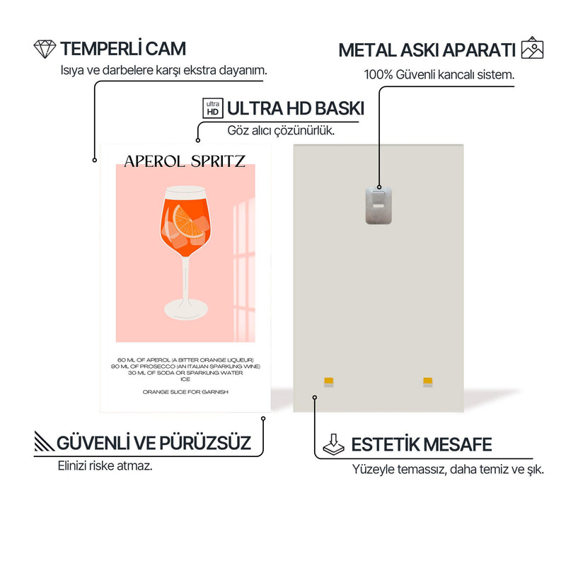 Aperol Spritz Cam Tablo – Cam Tablo