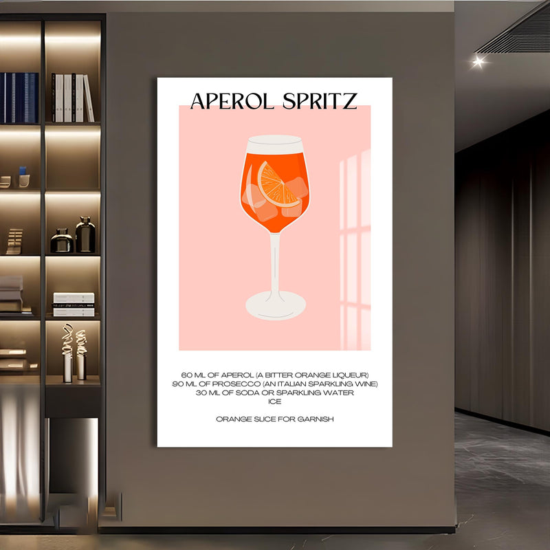 Aperol Spritz Cam Tablo – Cam Tablo