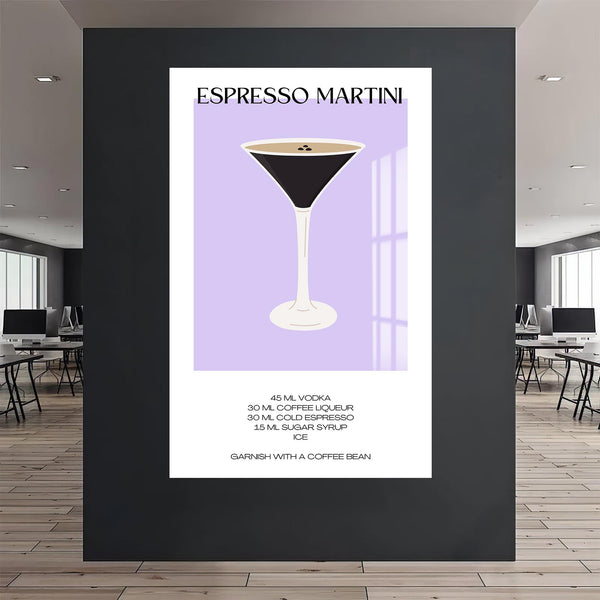 Espresso Martini Cam Tablo