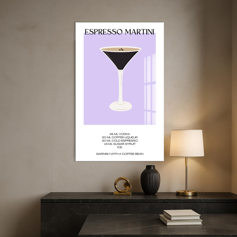 Espresso Martini Cam Tablo – Cam Tablo