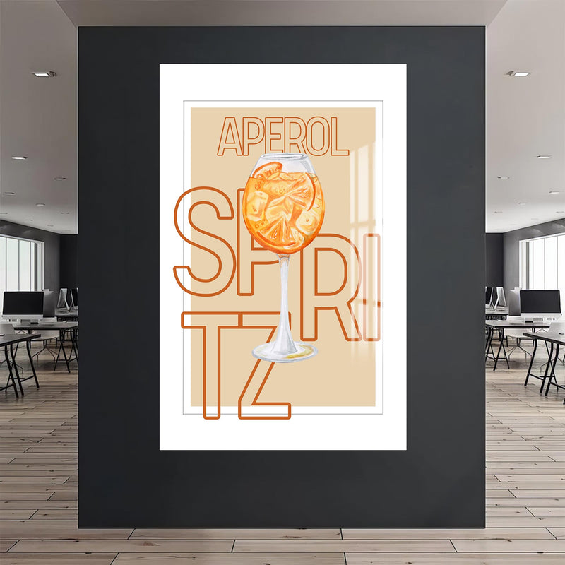 Aperol Spritz Cam Tablo – Cam Tablo