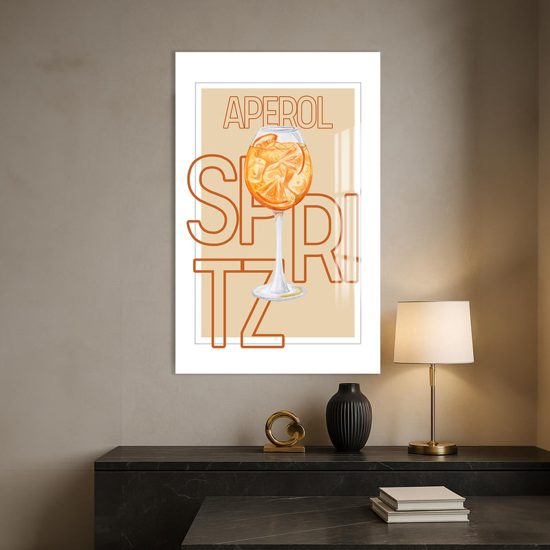 Aperol Spritz Cam Tablo – Cam Tablo
