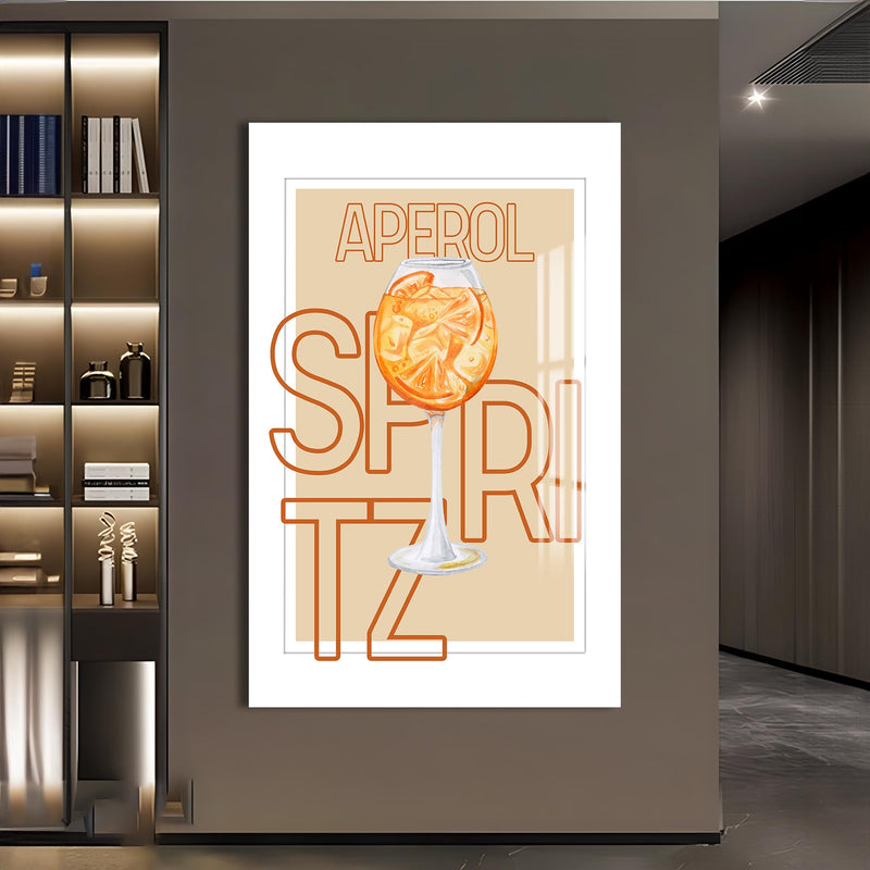 Aperol Spritz Cam Tablo – Cam Tablo