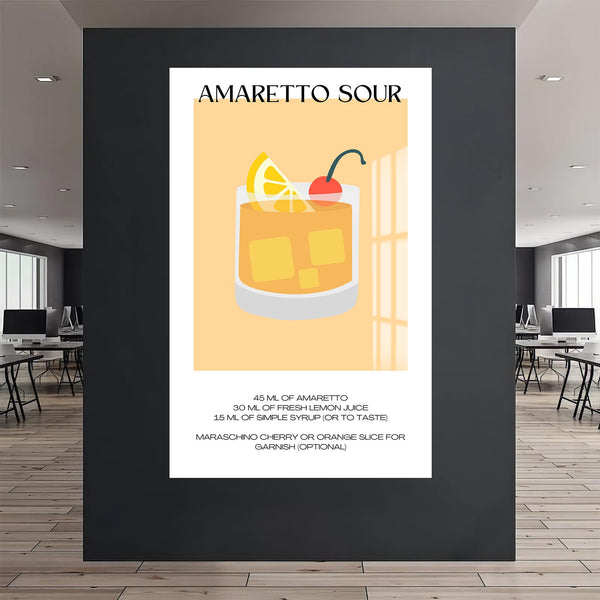 Amaretto Sour Cam Tablo