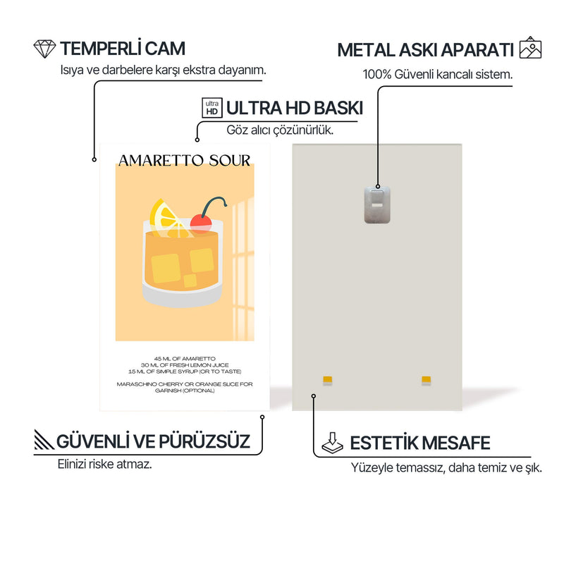 Amaretto Sour Cam Tablo – Cam Tablo