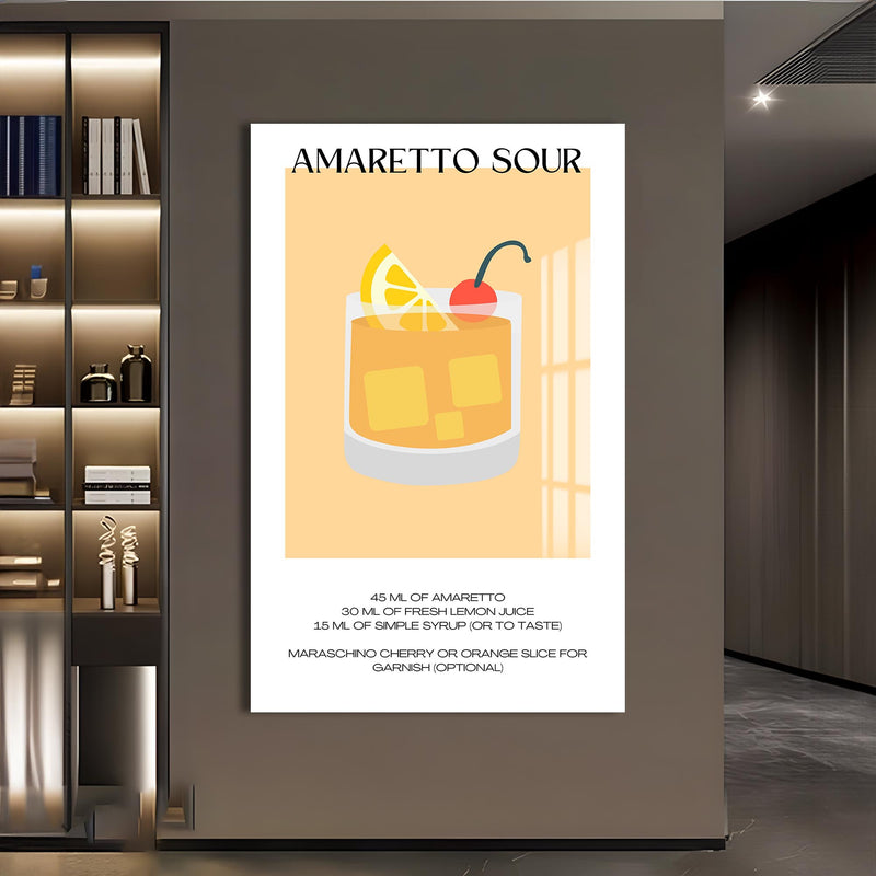 Amaretto Sour Cam Tablo – Cam Tablo