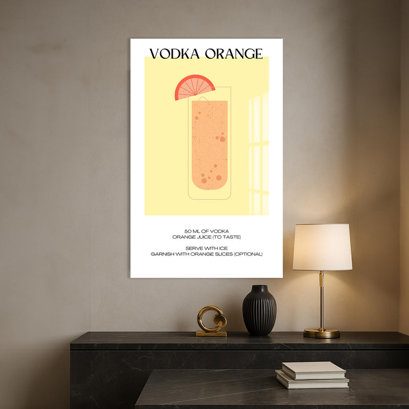 Vodka Orange Cam Tablo – Cam Tablo