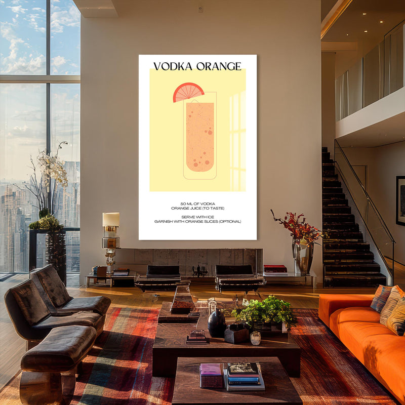 Vodka Orange Cam Tablo – Cam Tablo