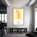 Vodka Orange Cam Tablo – Ceviz Çerçeveli Cam Tablo