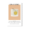 Gin Tonic Cam Tablo – Cam Tablo