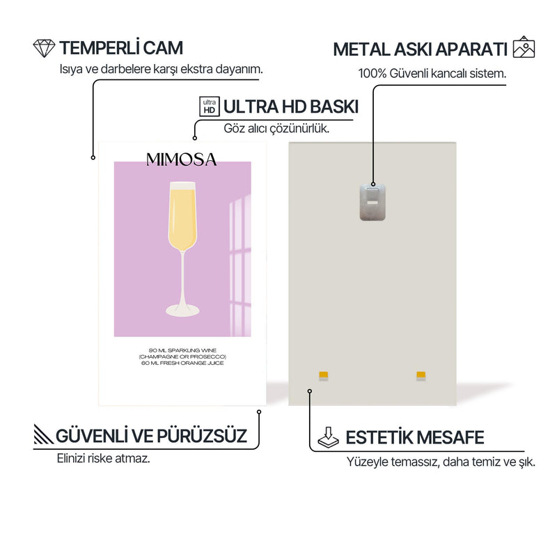 Mimosa Cam Tablo – Cam Tablo