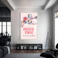 Giggle Juice Cam Tablo – Beyaz Çerçeveli Cam Tablo